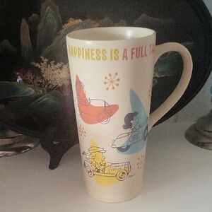 Peanuts Happiness Mug - Cream with Red, Blue, Yellow Accents